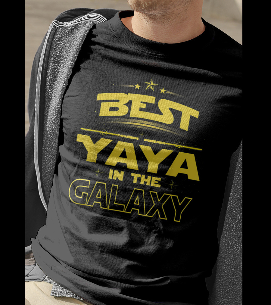 Best Yaya In The Galaxy Mothers Day Gift Mo Star T-Shirt