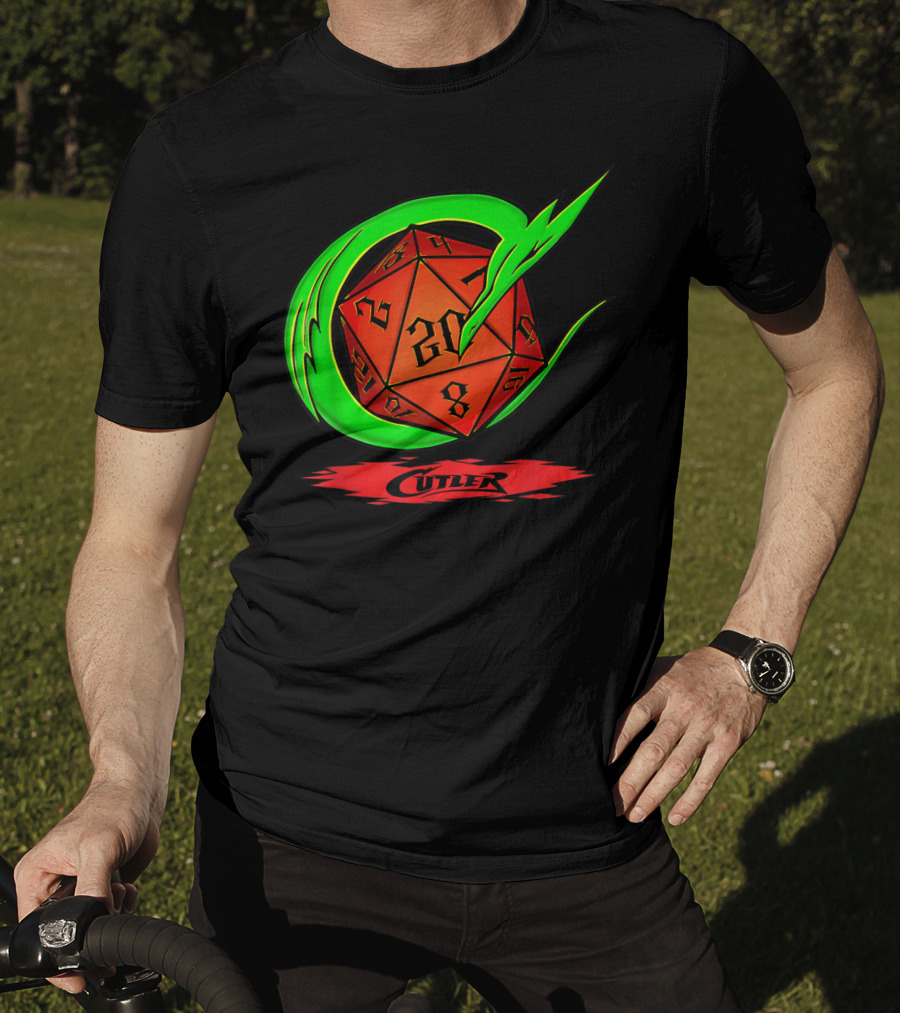 Cutler Dragon D20 Dice Pro Wrestler T-Shirt