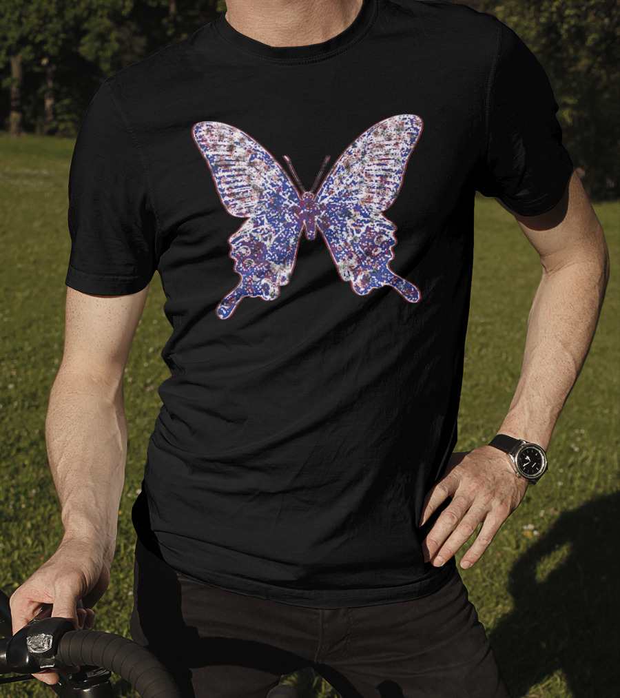 Butterfly Gardener Entomologist Fest With Colorful Wing T-Shirt