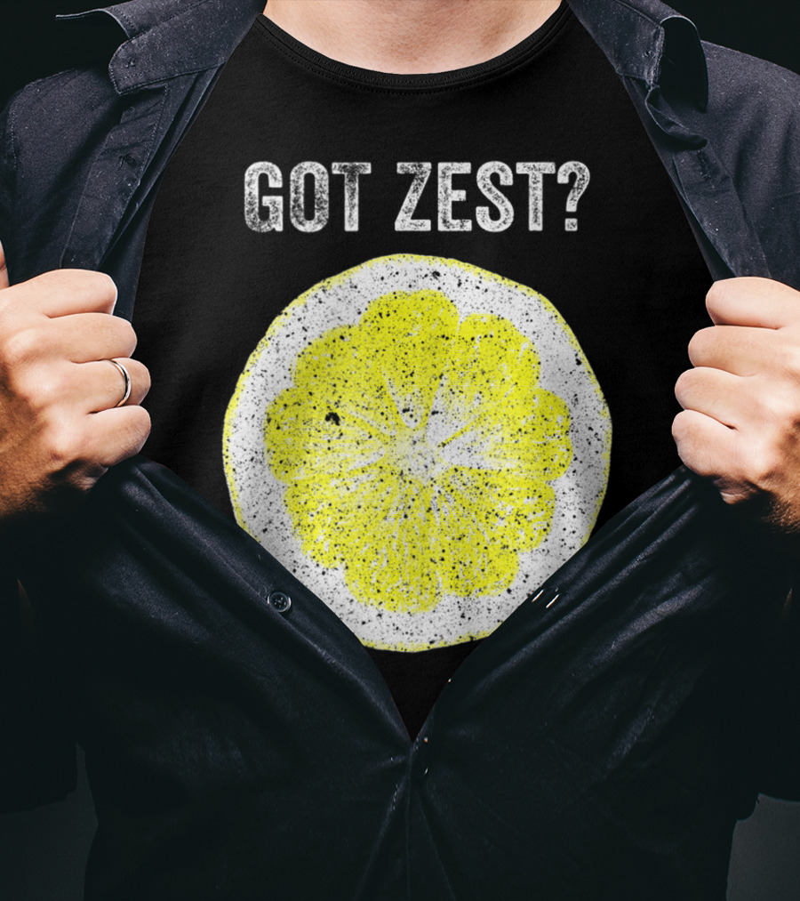 Got Zest? Chef Cook Food Festival Lemon Slice T-Shirt