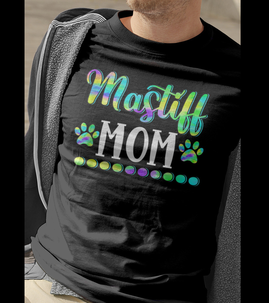 Mastiff Mom Cute Dog Owner Lover Mother Mas T-Shirt