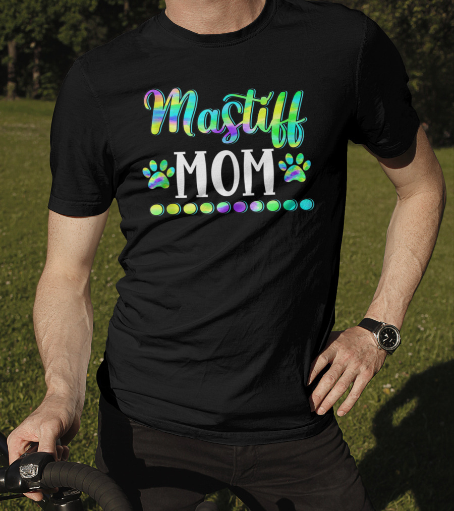 Mastiff Mom Cute Dog Owner Lover Mother Mas T-Shirt