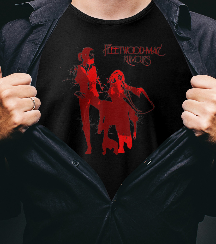 Fleetwood Mac Rumours Silhouette Dancers T Funny Awesome Present T-Shirt