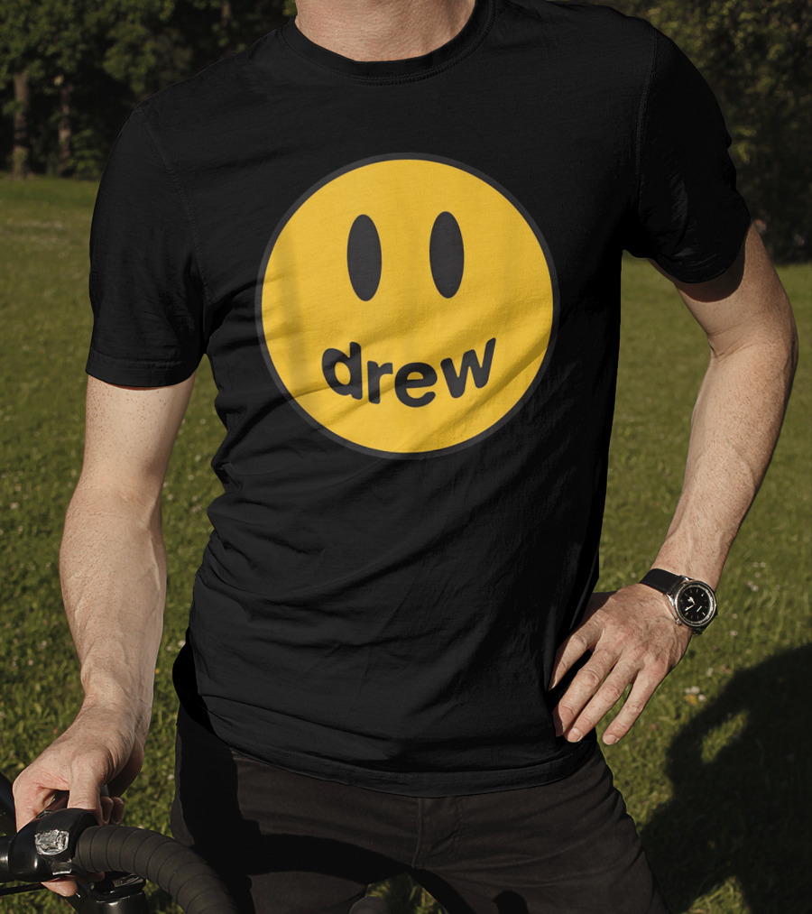 Drew Yellow Smiley Face Icon T-Shirt