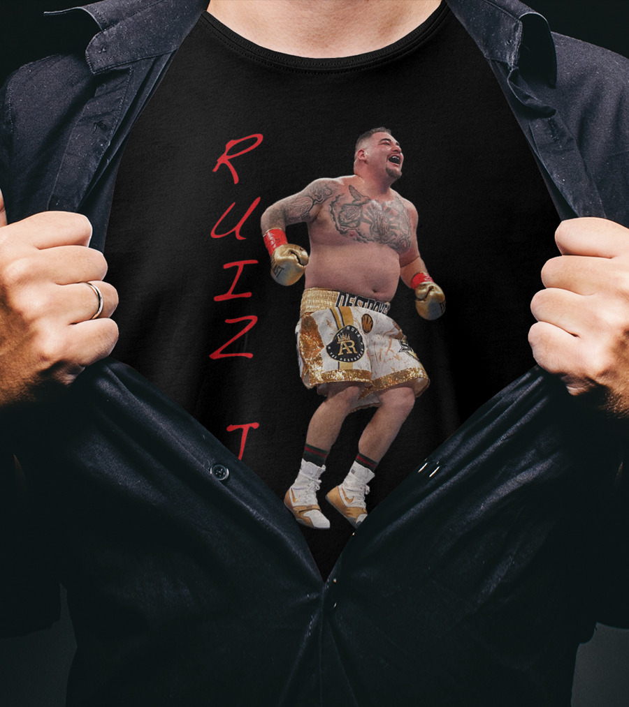 Extended Lunch Break Ruiz Jr Destroyer Boxing T-Shirt