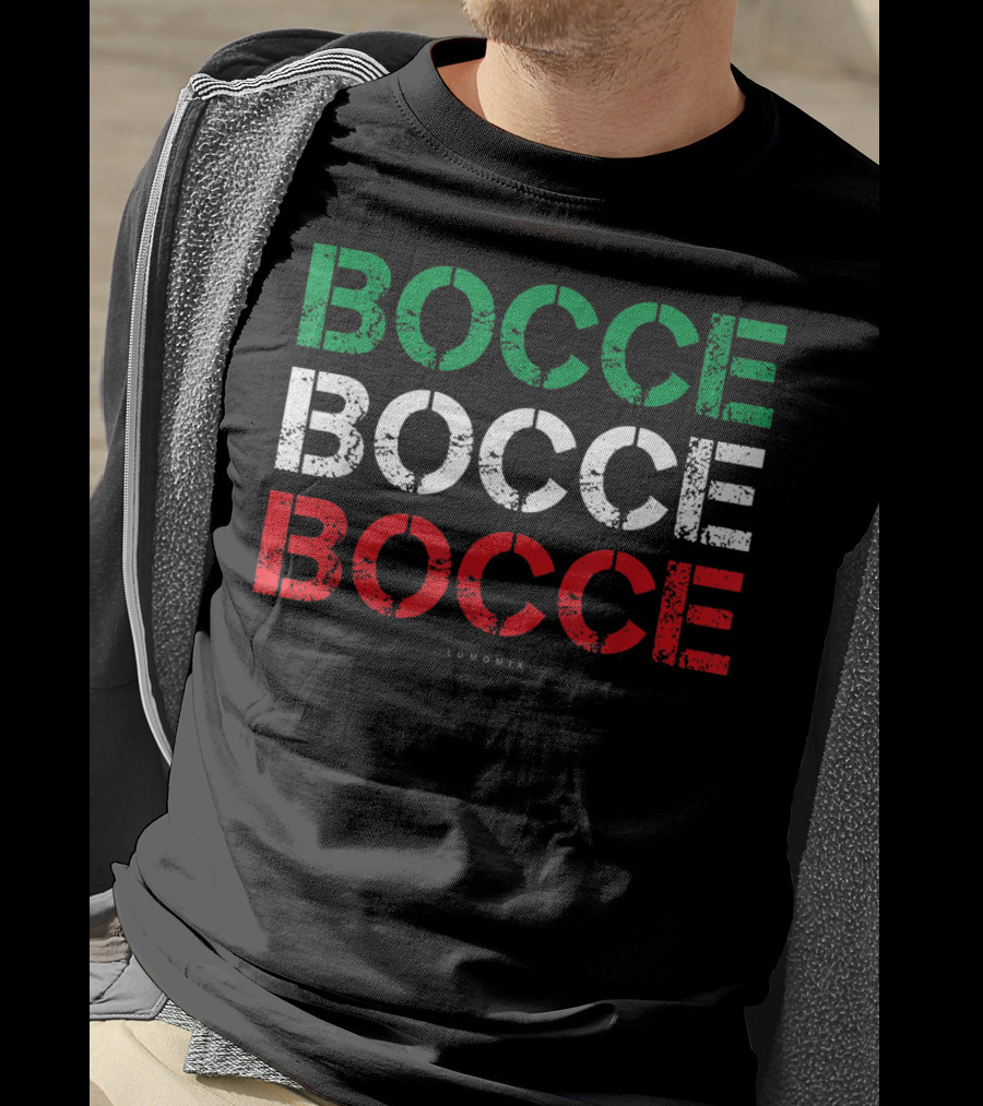BOCCE BOCCE BOCCE Funny Italian Sport Lumowix T-Shirt