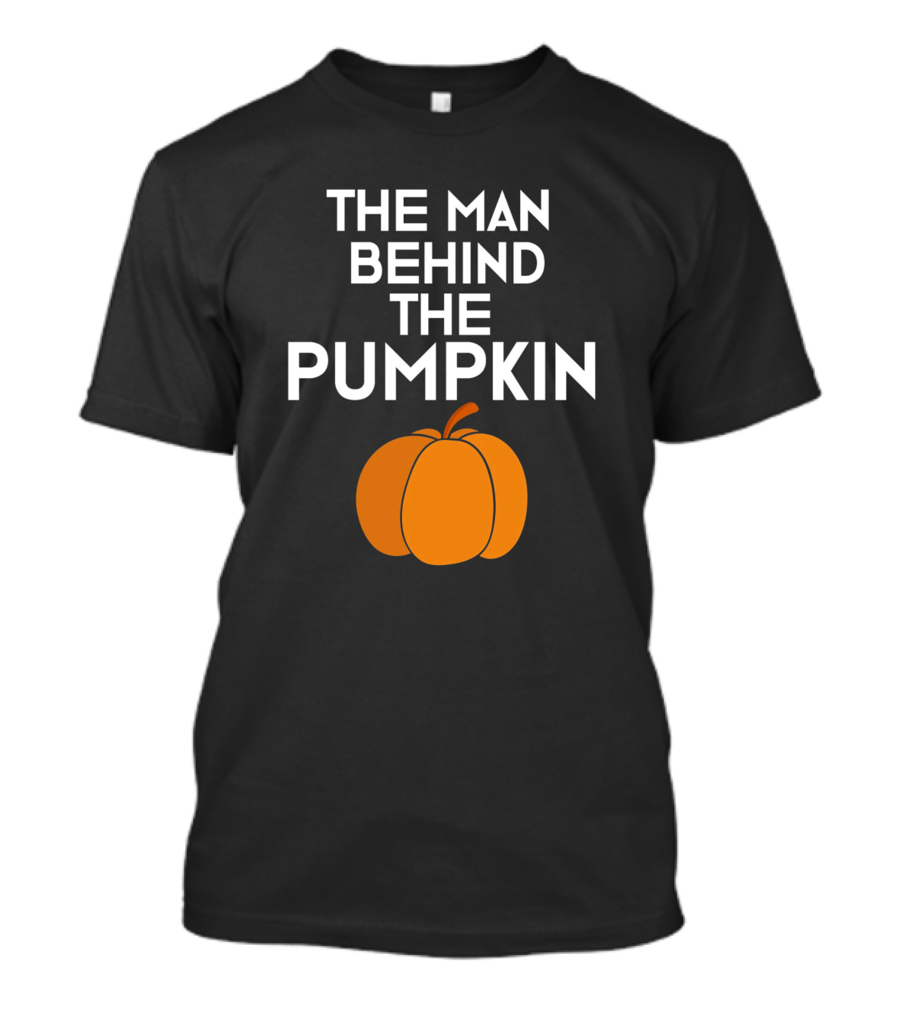 Funny Dad To Be Halloween The Man Behind The Pumpkin T-Shirt
