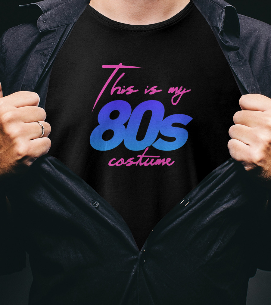 This Is My 80s Costume Funny Halloween KGB T-Shirt