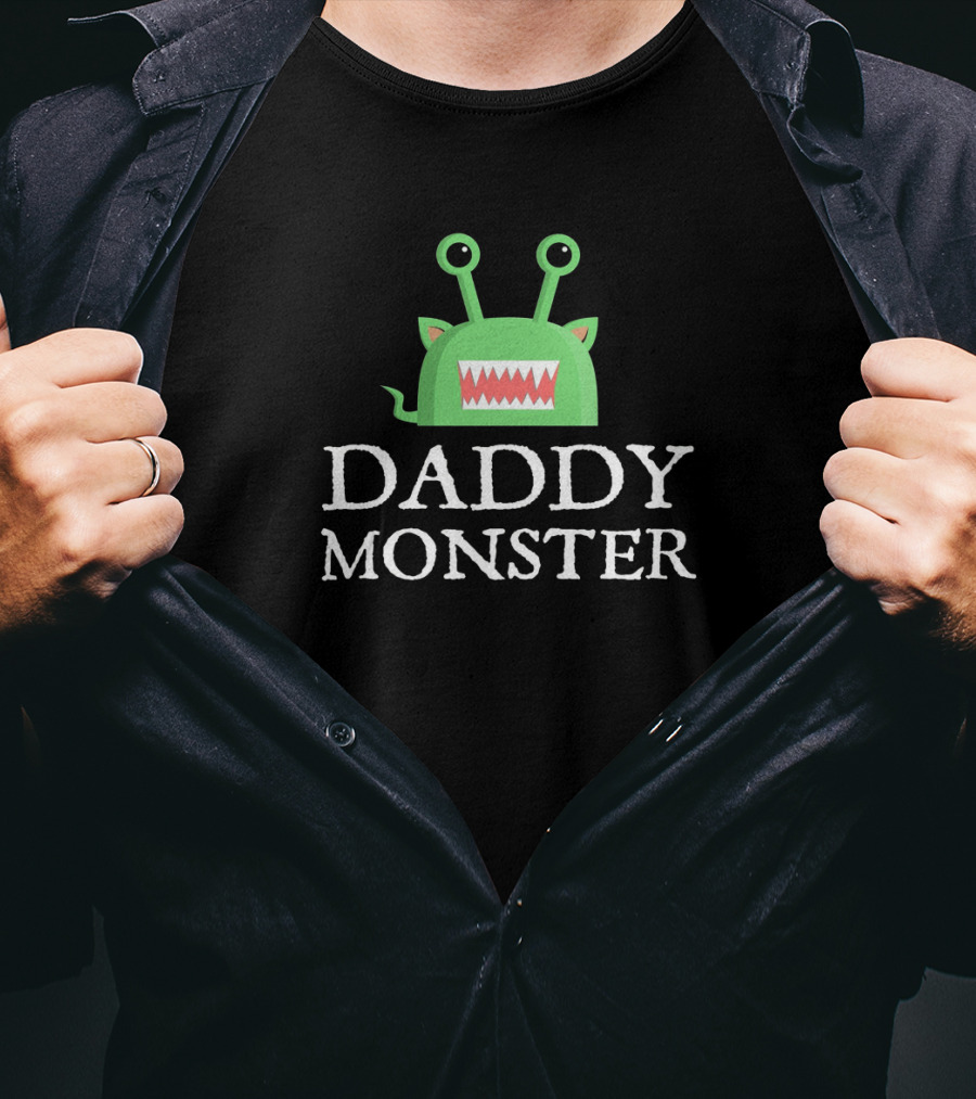 Daddy Monster Family Halloween Costume Mens Shirt Monster Daddy T-Shirt