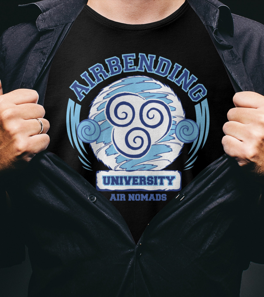 Air Bending University Air Nomads Logo Avatar T-Shirt