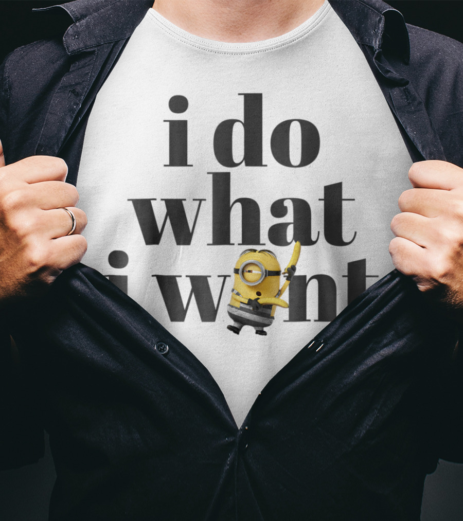 Despicable Me Minions Stuart I Do What I Want T-Shirt