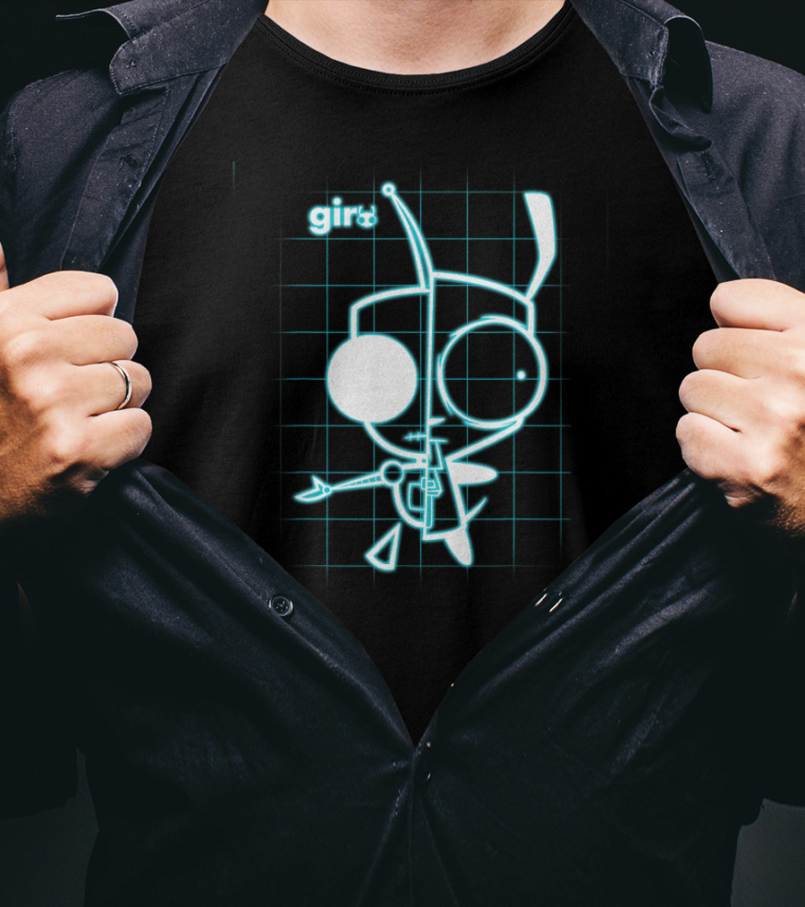 Nickelodeon Invader Zim GIR X-Ray Schematic T-Shirt