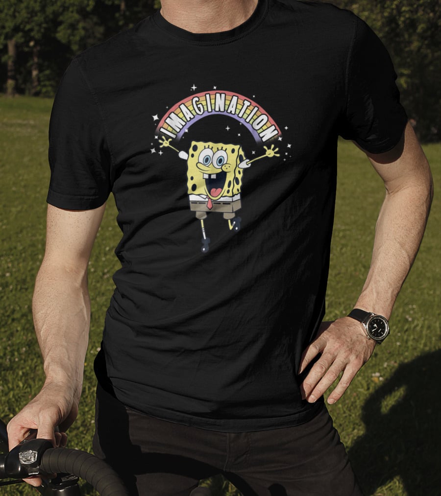 SpongeBob SquarePants Imagination Rainbow Sparkle T-Shirt