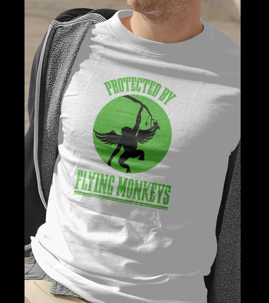 Oz Wicked Witch Protected By Flying Monkeys Wizard Of T-Shirt