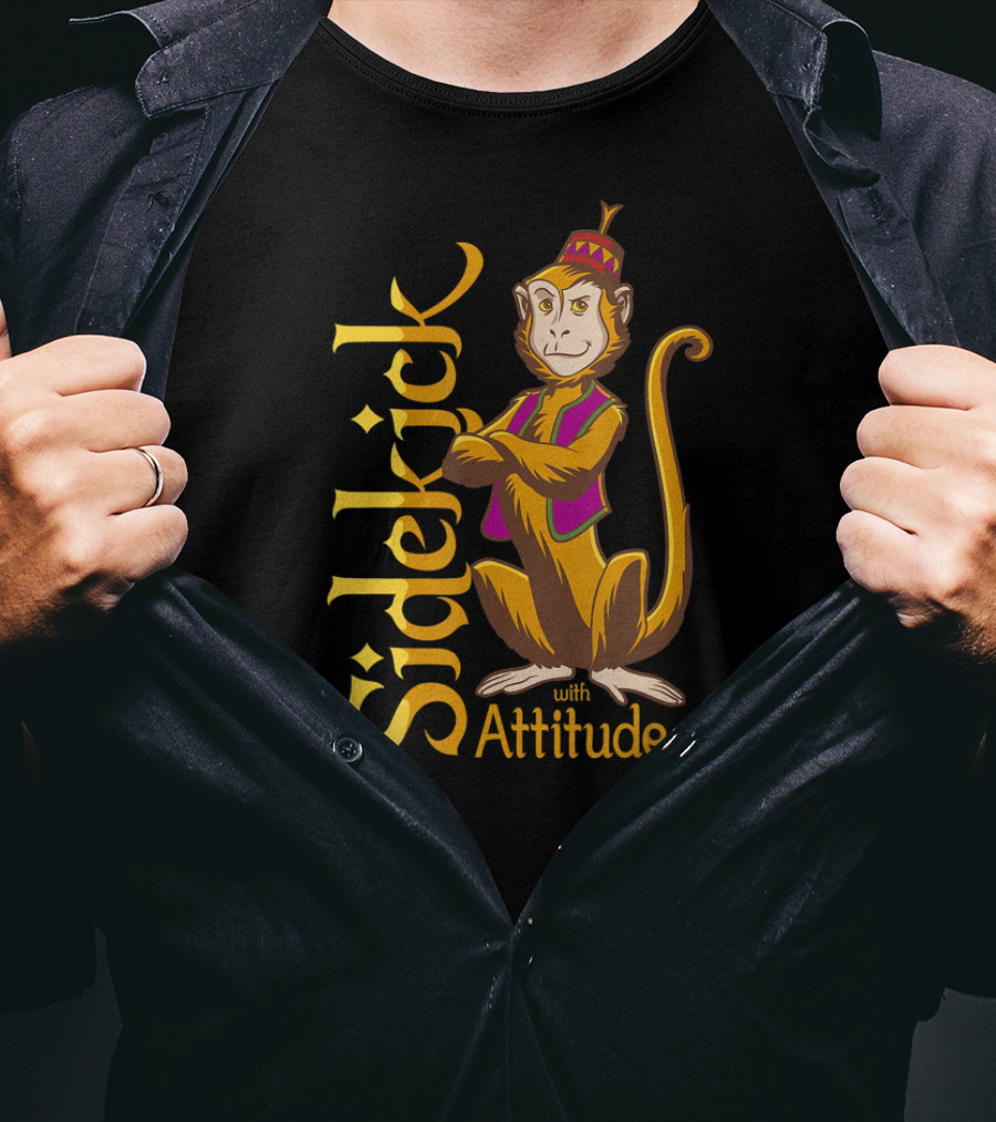 Disney Aladdin Live Action Abu Sidekick With Attitude T-Shirt