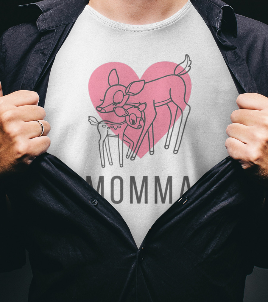 Disney Bambi Momma Heart T-Shirt