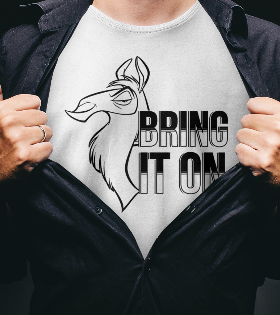 Disney Emperor's New Groove Kuzco Llama Bring It On T-Shirt