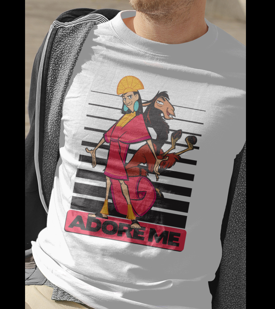 Disney Emperor's New Groove Kuzco Adore Me Stripes T-Shirt