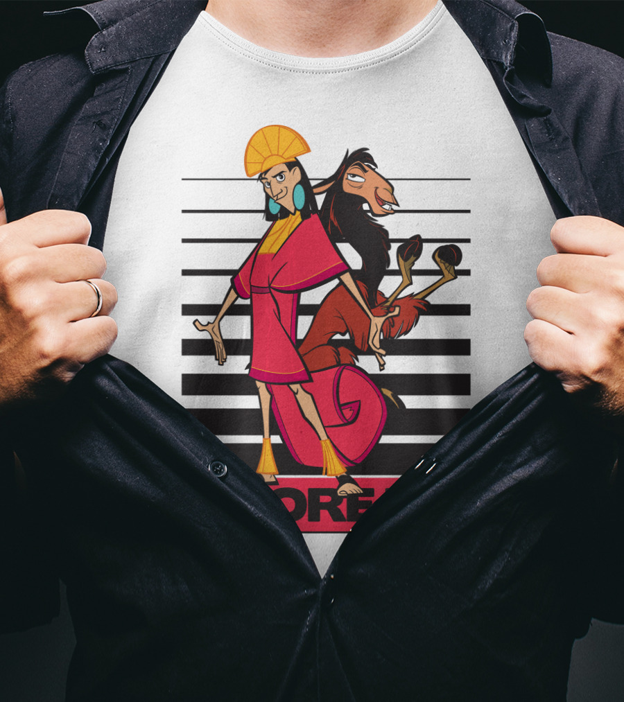 Disney Emperor's New Groove Kuzco Adore Me Stripes T-Shirt