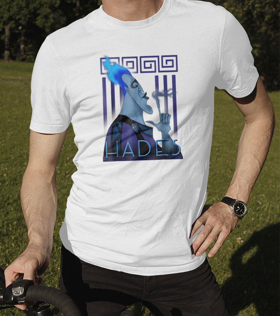 Disney Hercules Hades Geometric Greek T-Shirt
