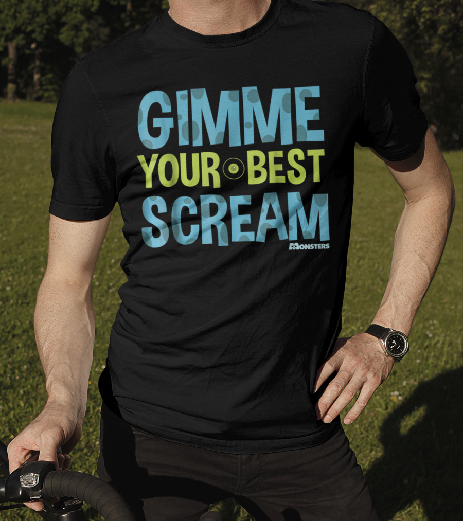 Gimme Your Best Scream Monsters Inc T-Shirt