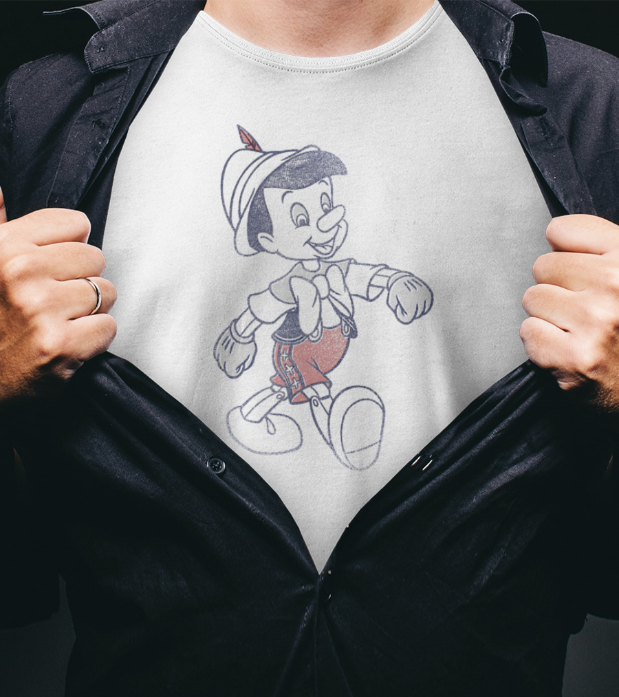 Disney Pinocchio Strut Classic Cartoon T-Shirt