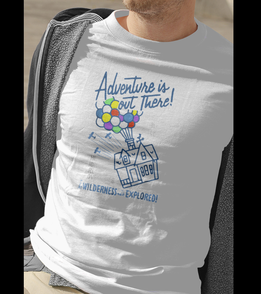 Adventure Is Out There Wilderness Must Be Explored Disney Pixar UP Vintage Craft T-Shirt