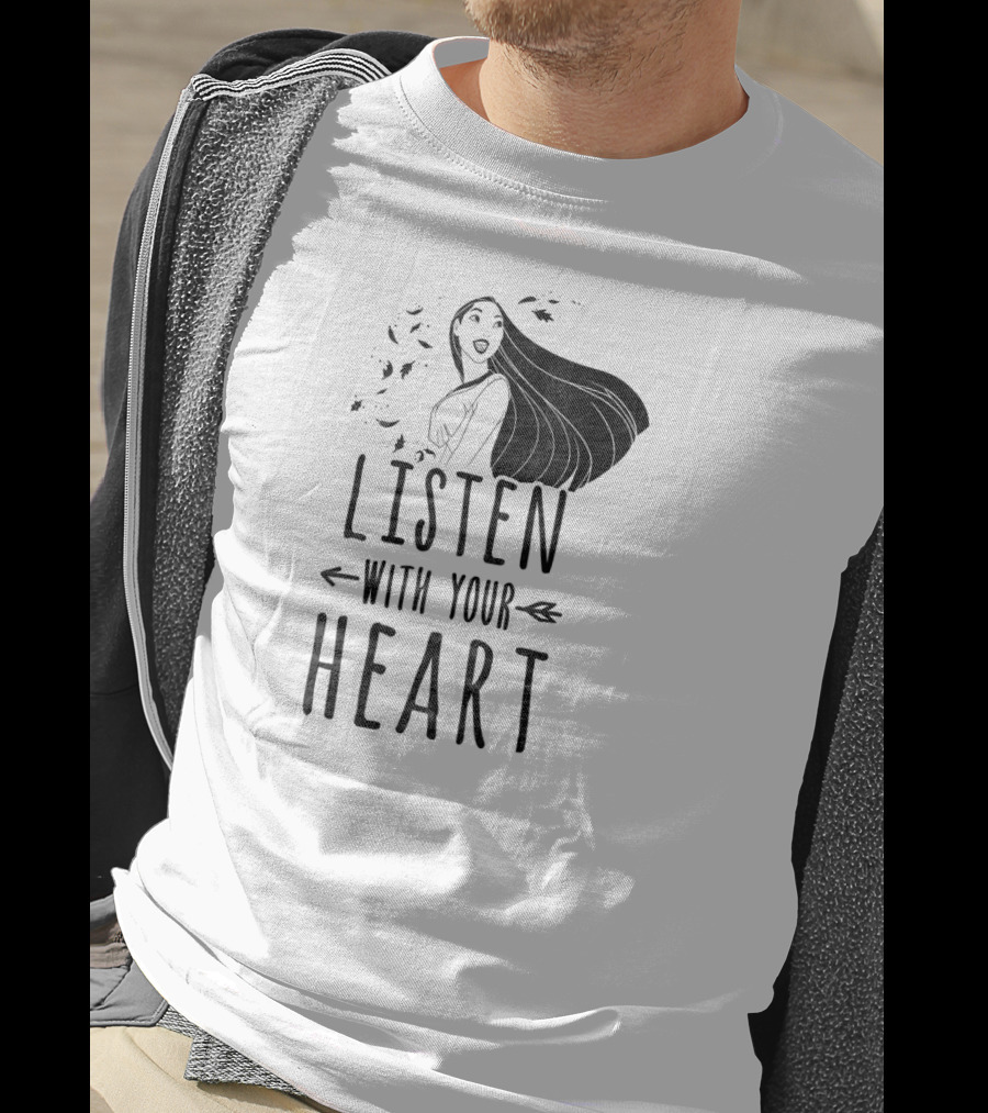 Disney Pocahontas Listen With Your Heart Arrow T-Shirt