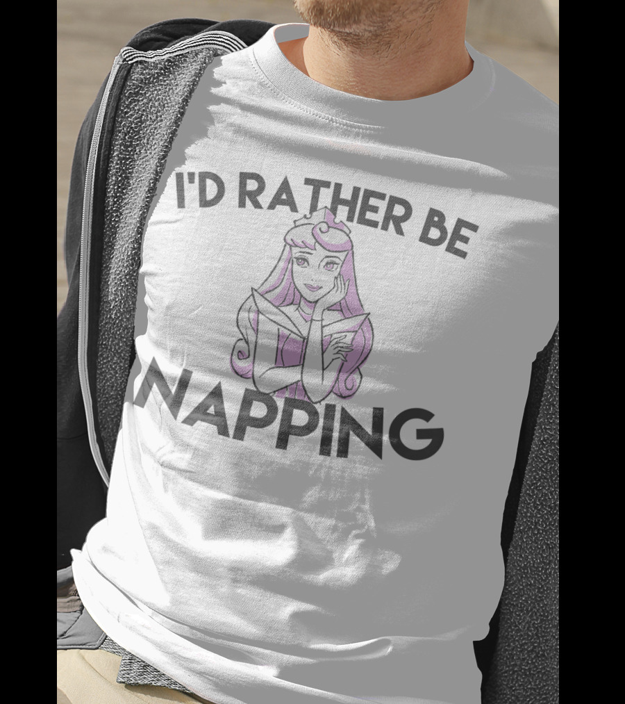 Disney I'd Rather Be Napping Sleeping Beauty T-Shirt