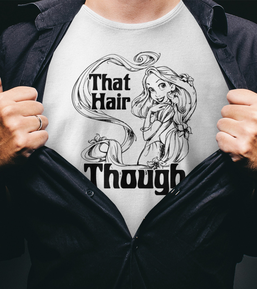 Disney Tangled Rapunzel That Hair Though Sketch T-Shirt