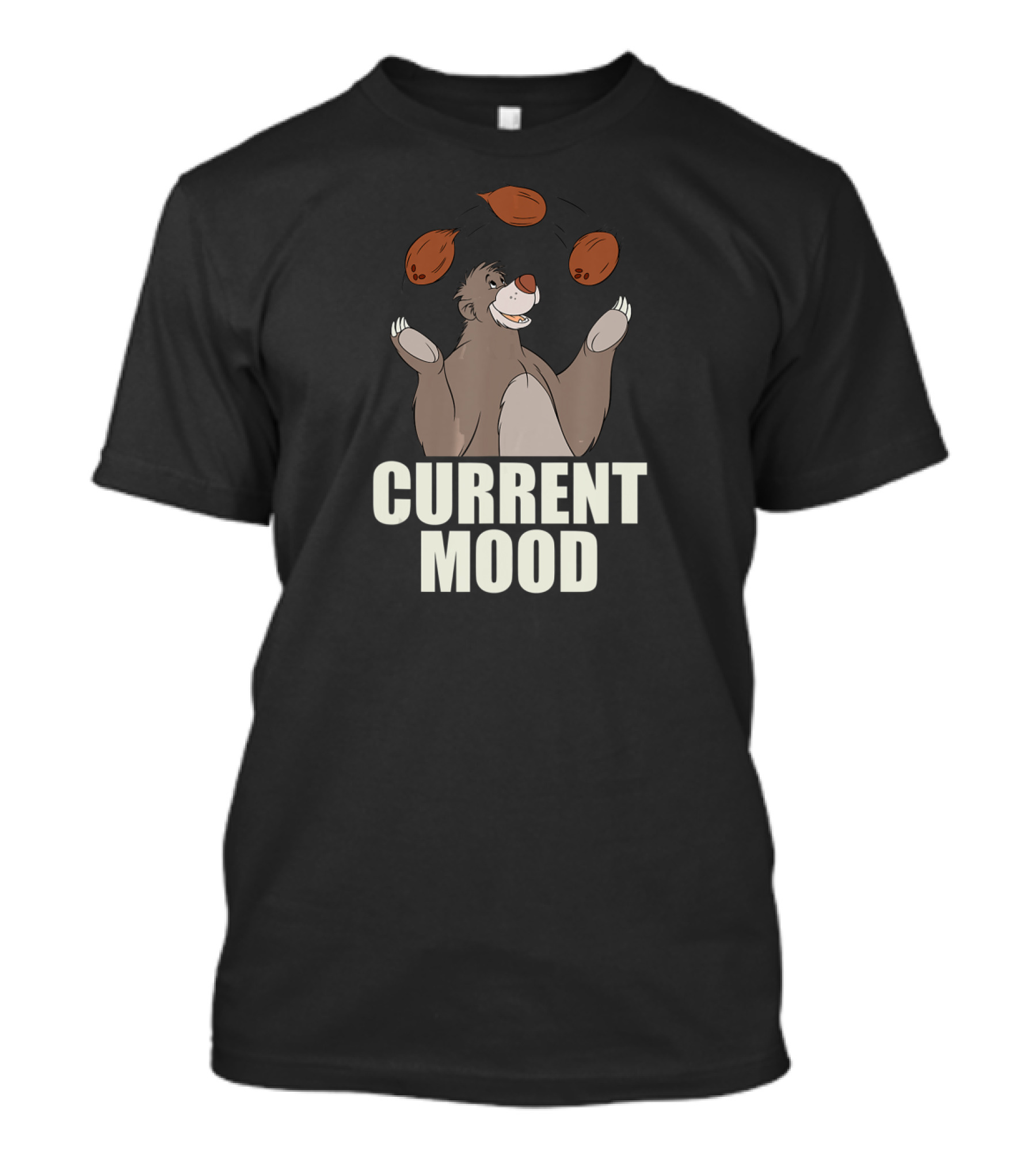 Disney The Jungle Book Baloo Juggling Nuts Current Mood T-Shirt