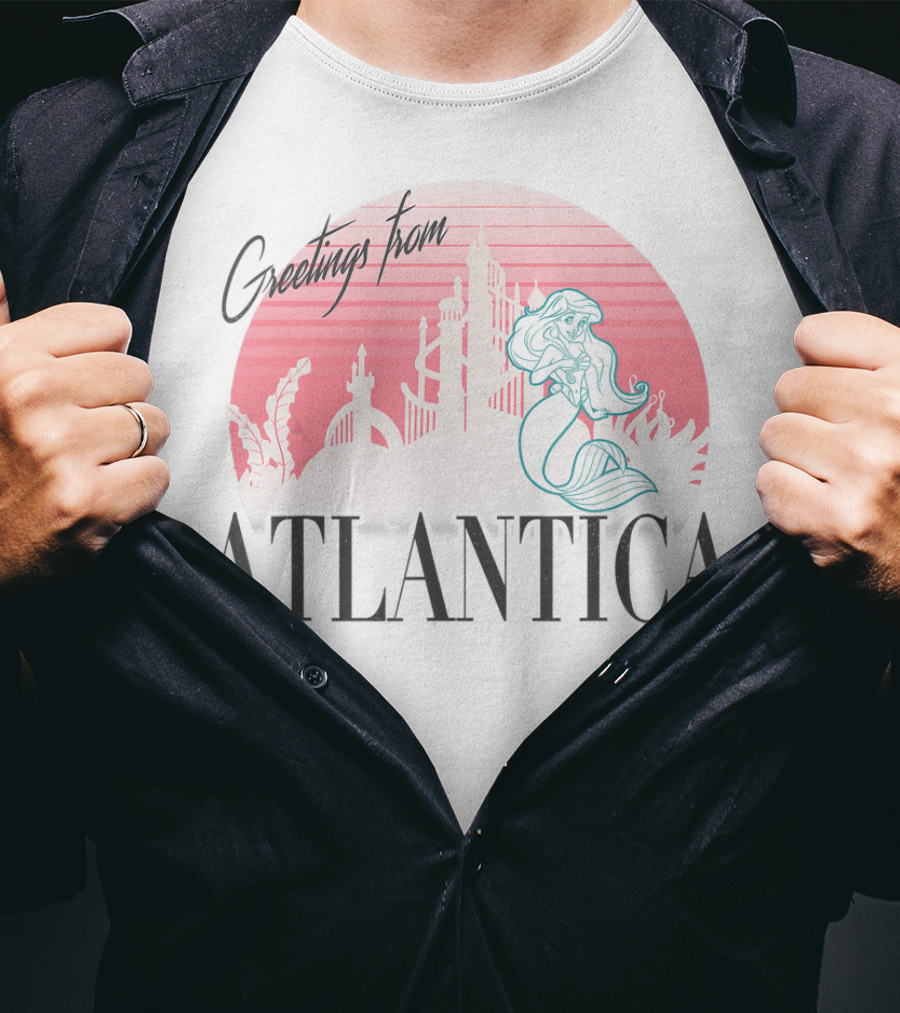 Greetings From Atlantica Disney The Little Mermaid Ariel T-Shirt