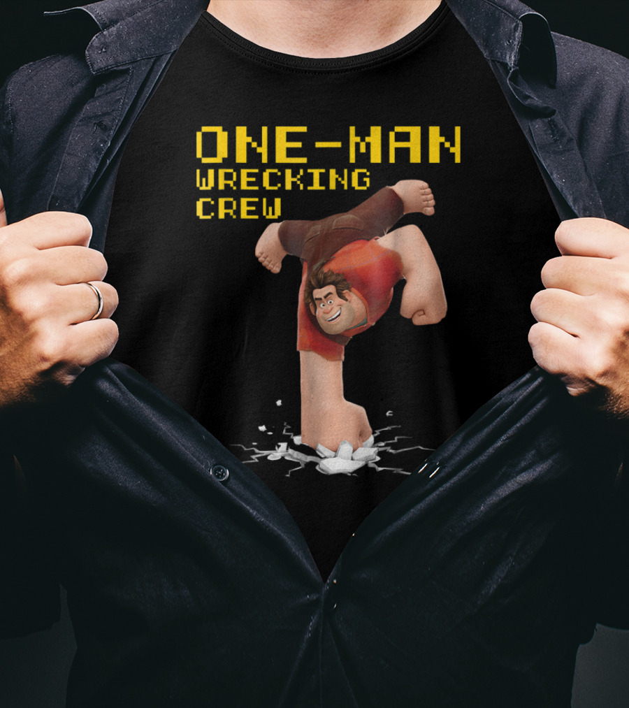 Disney Wreck It Ralph 2 One-Man Wrecking Crew T-Shirt