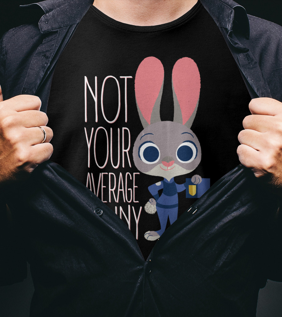 Disney Zootopia Not Your Average Bunny Judy Hopps T-Shirt
