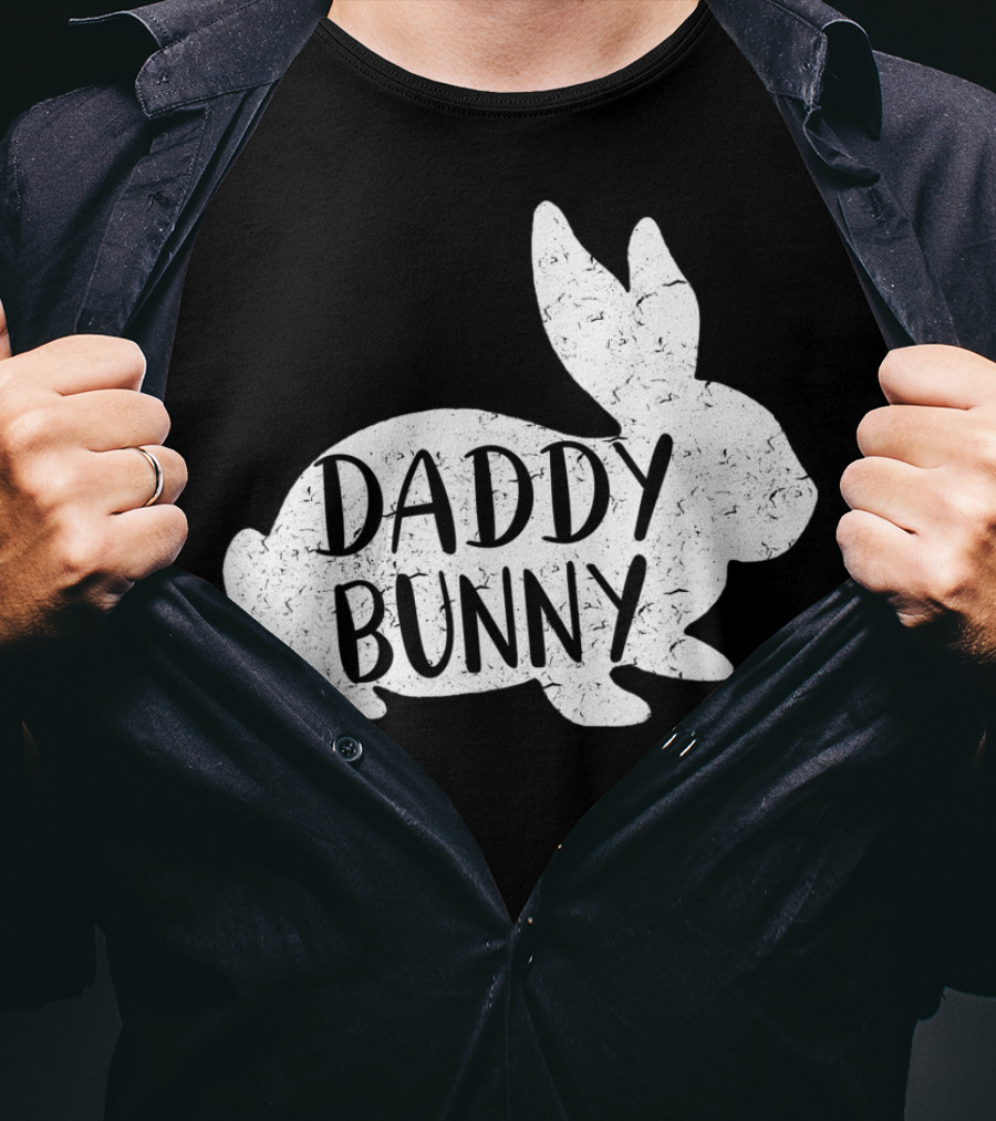 Daddy Bunny Cute Matching Family Easter Bunny T-Shirt