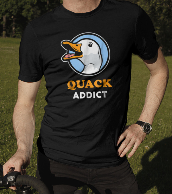 Quack Addict Funny White Pekin Duck Pet Owner T-Shirt