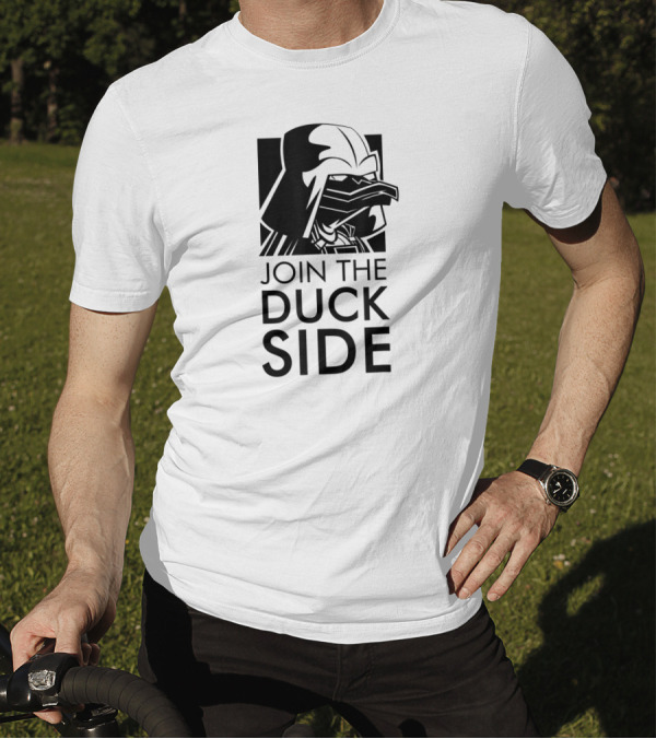 Join The Duck Side Ducky Ducks Duckling Fun Darth Vader T-Shirt