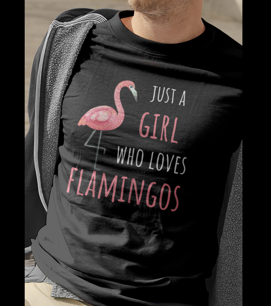 Just A Girl Who Loves Flamingos T-Shirt