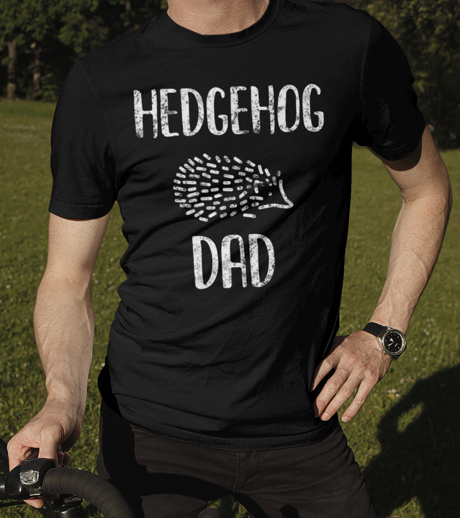 Hedgehog Dad Funny Boys Hedgehog Dad T-Shirt