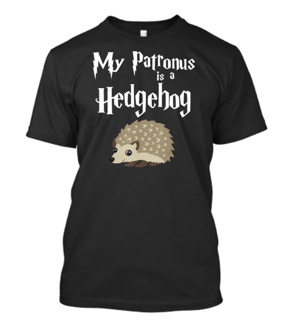 My Patronus Is A Hedgehog Wizardry Animal Charm Magic T-Shirt