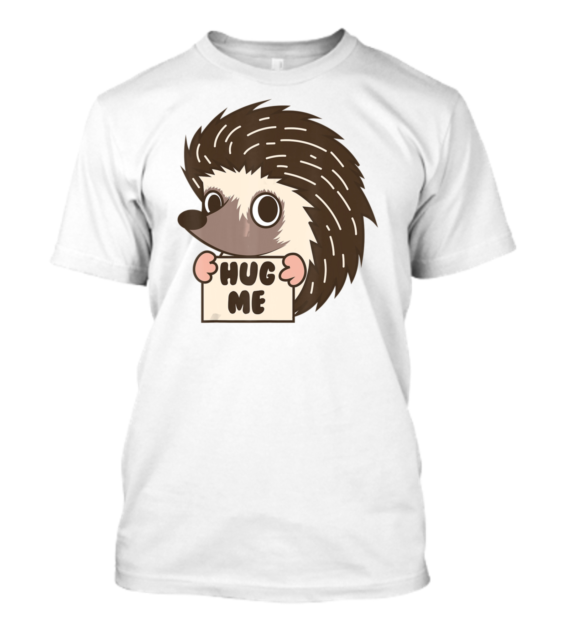 Hedgehog Hug Me Cute I Heart Porcupines T-Shirt