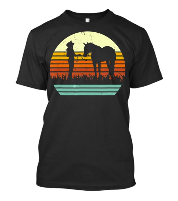 Vintage Retro Halter Horse Show T-Shirt