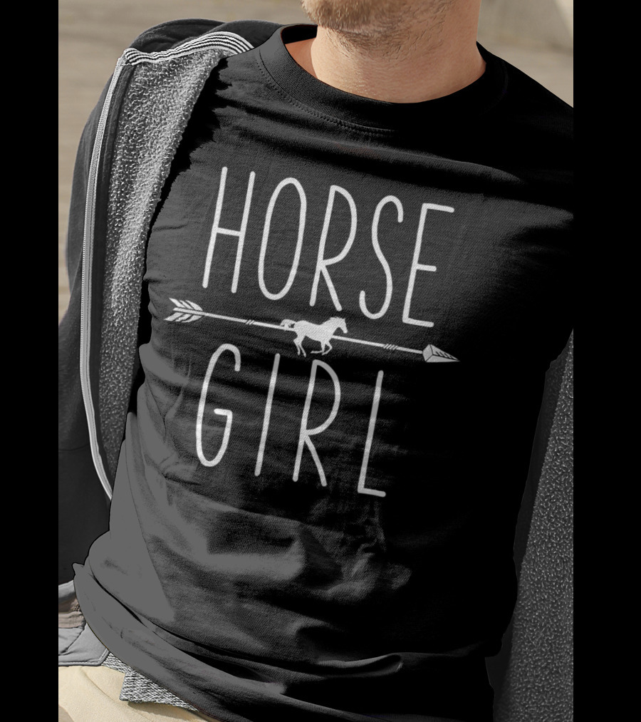 Horse Girl I Love My Horses Riding T-Shirt