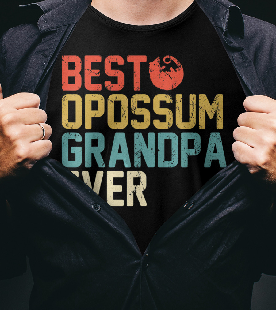 Best Opossum Grandpa Ever T-Shirt