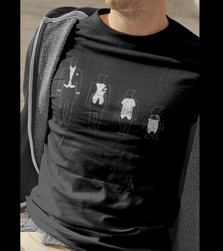Evolution Penguin Tuxedo Sequence T-Shirt