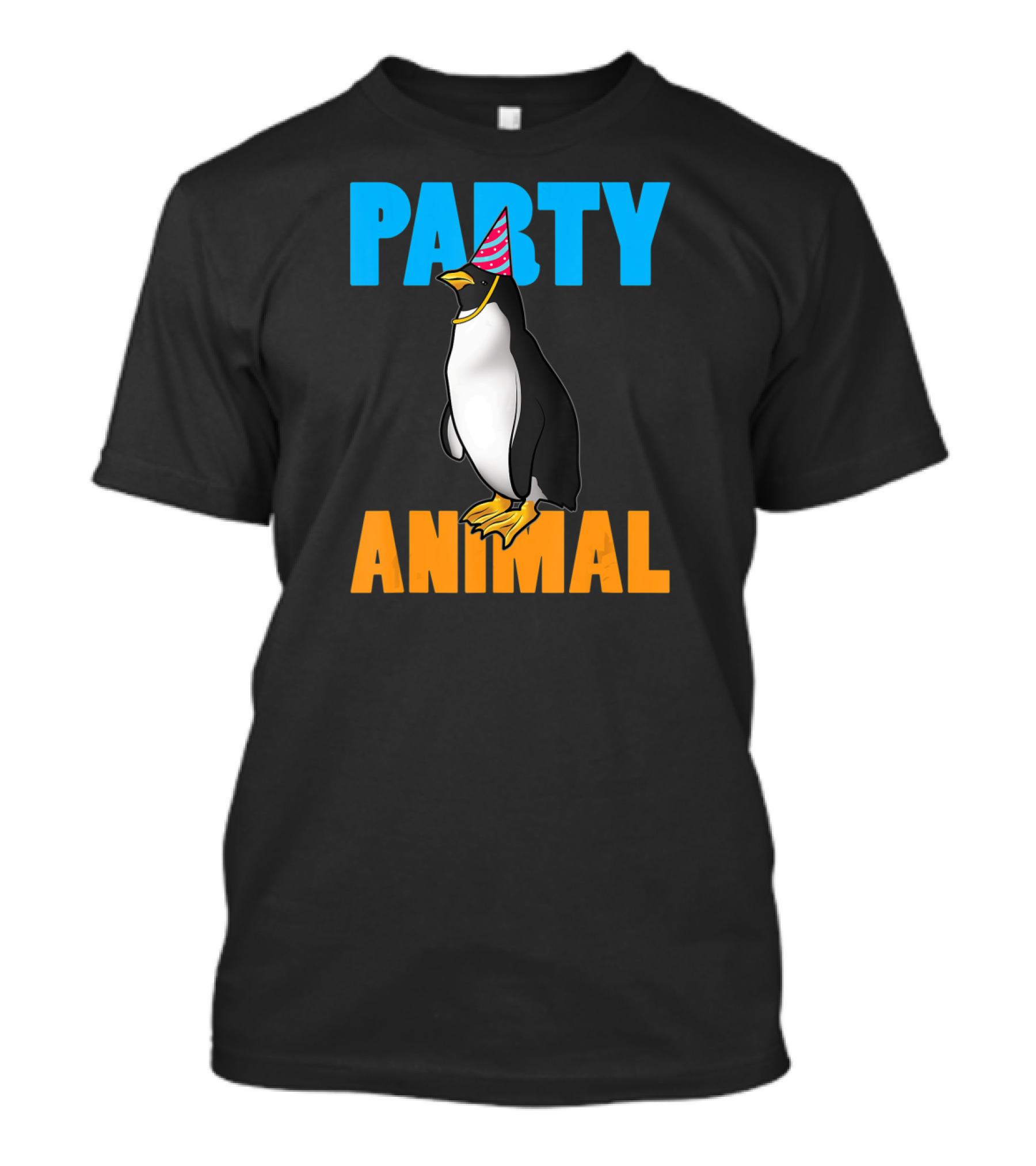 Party Animal Penguin Funny Birthday Meme T-Shirt