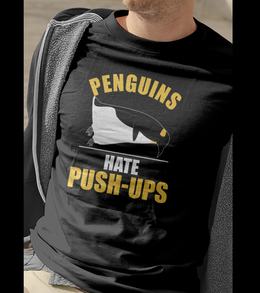 Penguins Hate Push-Ups Workout Sport Penguin T-Shirt