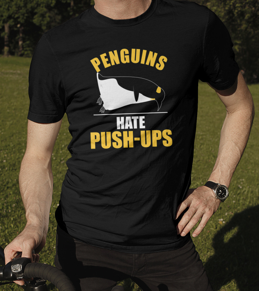Penguins Hate Push-Ups Workout Sport Penguin T-Shirt