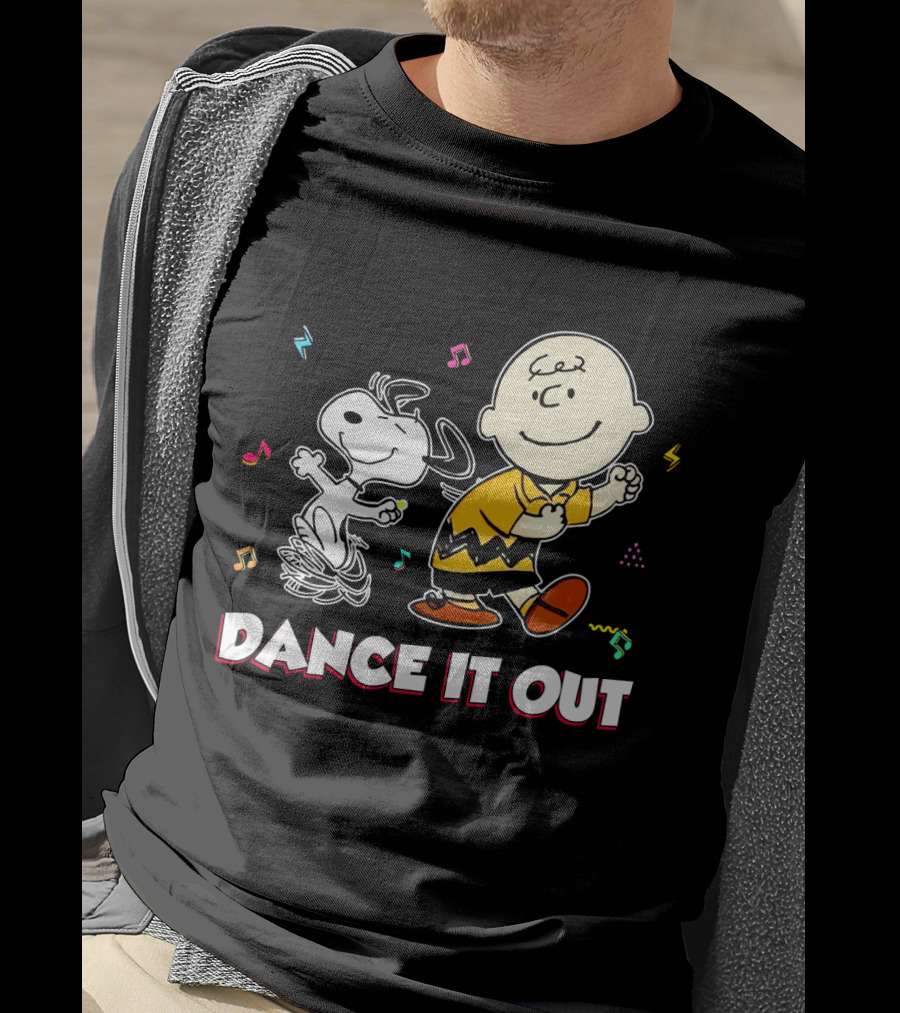 Dance It Out With Snoopy And Charlie Brown From The Peanuts Movie T-Shirt