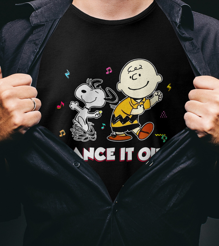Dance It Out With Snoopy And Charlie Brown From The Peanuts Movie T-Shirt